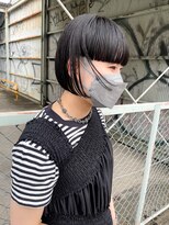 テトヘアー(teto hair) ワイドバング 刈り上げ ぱっつん パッツン前髪 切りっぱなし
