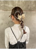 卒業式ヘアセット