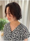 【古賀】銀座パーマ パーマ ボブパーマ センターパート
