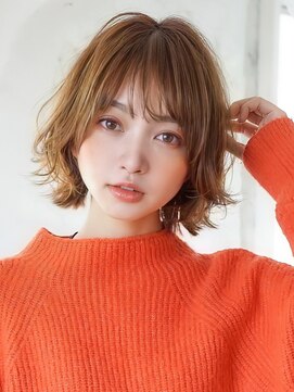 アグ ヘアー ネスト 茨木店(Agu hair nest) 《Agu hair》毛先ランダムが可愛いフワボブ