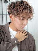外国人風グラデーションツイスパでエアー感マッシュe仙台