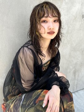 ロジェブルー(Rosier Bleu) 【フェイスフレーミング】パーマ×個性派カラーでお洒落に！