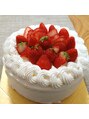 ブランシェ 名鉄小幡駅前店&nbsp;いちごのショートケーキ作りました！いちごが大好きです！