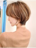 ショートボブ小顔カット大人ヘア髪質改善30代40代50代表参道青山