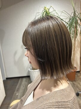 スカイ(SKY) 韓国風/レイヤー/くびれボブ/前髪カット/福井/木田/花堂