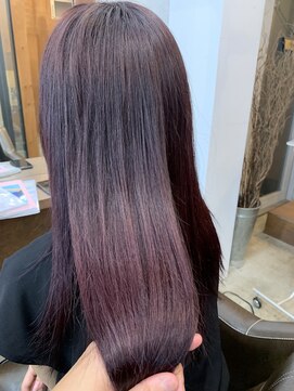 ヘアメイク デザート(HAIR MAKE DESART) 佐藤洋一【艶ロング×ピンクブラウン】