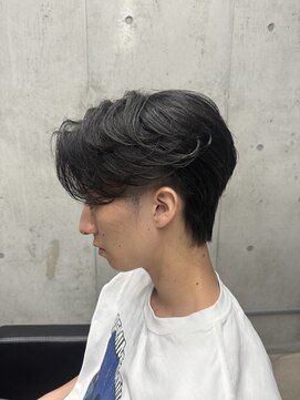 フイ 代々木(Hui) ハイトーンカラー/マッシュパーマ/アースカラー/men's/