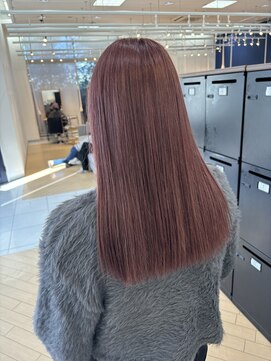 ユニ バイ マグ 長野店(Uni.by Mag) 透明感抜群♪ダブルカラーブリーチハイトーンピンクブラウン