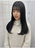 【girland】就活ブラック　韓国風/レイヤーカット