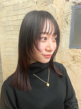アテ(ate')の写真/【長さを変えずオシャレを楽しむ】ate'オリジナルの顔まわりレイヤーであなただけの似合わせカットをご提案
