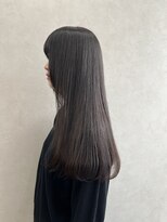 クム 横浜(qumu)&nbsp;ロングレイヤー×ストレートパーマ　qumu横浜