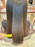 20%OFF【美しく輝く髪へ】ミラーストレート縮毛矯正＋カット