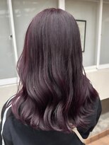 ラレイ ハラジュク(Lalei harajuku)&nbsp;【白石】ブリーチなしワインレッド赤髪暖色艶カラーピンク