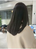 ダークアッシュカラー髪質改善TOKIO縮毛矯正/大通駅個室サロン
