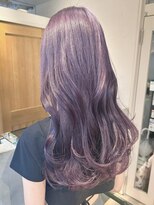 テトラ バイ ネオリーブ 横浜西口店(tetra by neolive)&nbsp;色落ち綺麗なラベンダーカラー＊*【横浜/横浜駅】