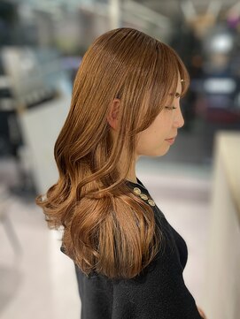 ファイブバイジエクト 堀江(FIVE by The Ect) 【ハイトーン髪質改善】くすみベージュ/マロンベージュ/透明感