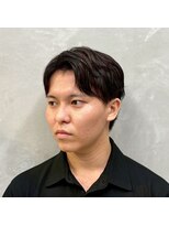 サームマン 人形町(SARM MAN)&nbsp;好感度◎センターパートショート/メンズカット/黒髪/ビジネス