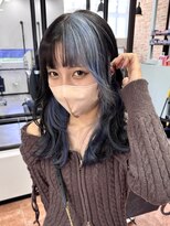 イブヘアー(eve hair)&nbsp;◎ブロックカラー/ブルー/レイヤー