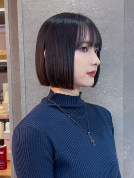 ロンド 表参道店(Lond) ◇暗めカラー/レイヤーカット/ボブ/髪質改善ストレート/表参道