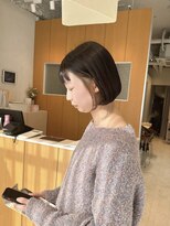 フィーカ(fika)&nbsp;さりげなさが可愛い◎抜きすぎないインナーカラー×ミニボブ