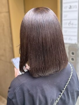 アウラ(AURA) 盛岡駅ハイトーンカラーブリーチデザインカラーブロンドレイヤー