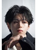 シースルーフェザーショート
