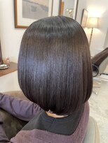 ソフト(SOFT)&nbsp;艶ストレート丸みショートボブ内巻きボブストレートボブ
