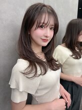 ロンド エスポワール 錦糸町(Lond espoir)&nbsp;◎ミディアムレイヤー/ミルクティーベージュ/韓国巻き/顔周り