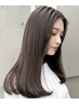 【新規】 カット+髪質改善カラー×3stepトリートメント ¥14000