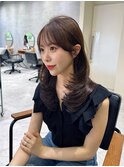 レイヤーカット/縮毛矯正/韓国レイヤー/髪質改善/ボブ/前髪