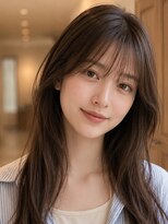ユニット 蕨西口店(UNIT)&nbsp;セミロング20代30代ストレートレイヤー前髪なし前髪あり蕨