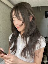 パークレーン アイス イヴェン(park lane ICI yeven)&nbsp;ブリーチなし秋カラー赤みなしグレージュベージュハッシュカット