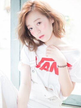 ノラ ヘアーサロン(NORA HAIR SALON) NORA【ERI】かき上げ前髪似合わせ小顔クセ毛風ナチュラルカール