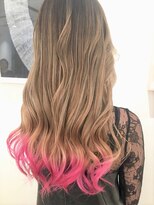 ステア ケース(stair case)&nbsp;珊瑚ピンクのポイントカラー