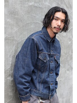 ブークル(boucle) パーマで魅せるメンズボブ