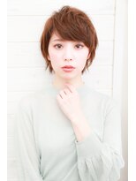 オーシャン(Ocean)&nbsp;[OCEAN Hair&Life]ネオウルフ☆外ハネボブ☆アッシュブラウン☆