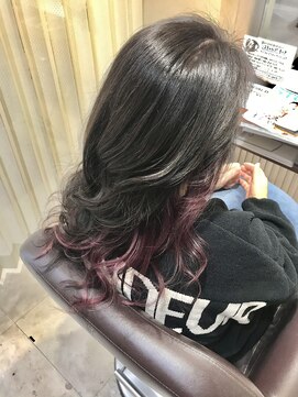 パッション 石巻蛇田店(PASSION) チラ見せ♪パープルインナーカラー