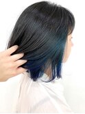 10代20代30代/インナーカラー/イヤリングカラー/ボブスタイル