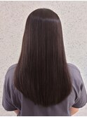 ★暗髪ストレートヘア、ビフォーアフター付き