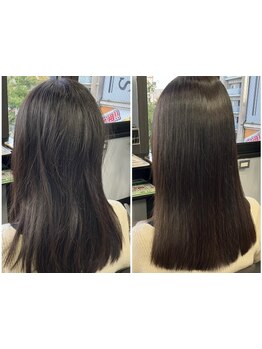 【ブリーチ毛でもできる！】話題の酸性ストレート取り扱い店