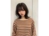 バングを流したいかたに！！　シフォンバングカール＋カット　￥　６０００