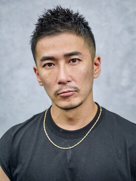 クロムトウキョウ ザ バーバー 新宿本店(CHROM TOKYO the Barber) スキンフェードソフトモヒカン　新宿/メンズカット/フェード