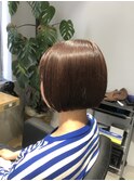 ミニボブ×ブラウンベージュ【藤沢】