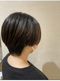スッキリショートボブ♪大人ガーリーショートカット/小顔カット