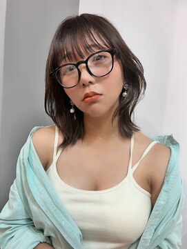 オリジンアド(ORIGIN+) 大人かわいいくびれミディアム/オリーブグレージュ