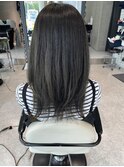 【 Chao  non 】レイヤーカット オリーブグレージュ