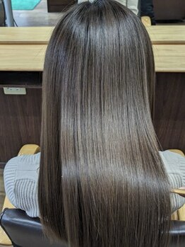 チェリッシュ CHERISHの写真/【大人女性の髪のお悩みを解決♪】髪質改善アルカリ酸熱メテオトリートメントで極上のツヤ髪へ。[METEO]