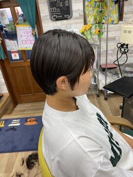 ラッコのおひるね マッシュショート