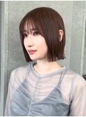 ◇ボブ 縮毛矯正 顔周りカット 表参道 髪質改善