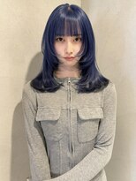 ペレ 梅田(PELE) 前髪/アンブレラカラー/こなれミディ/イメチェン/ウェーブパーマ